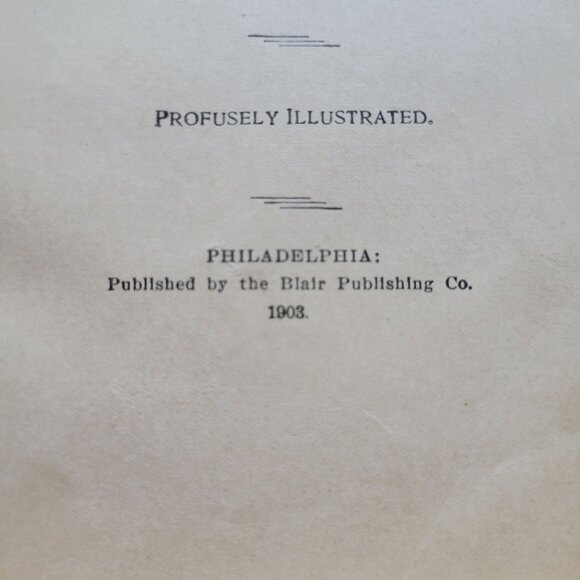 My Native Land By James Cox Illustrated Hardcover 1903 Vintage Book Staging Deco - Picture 3 of 11